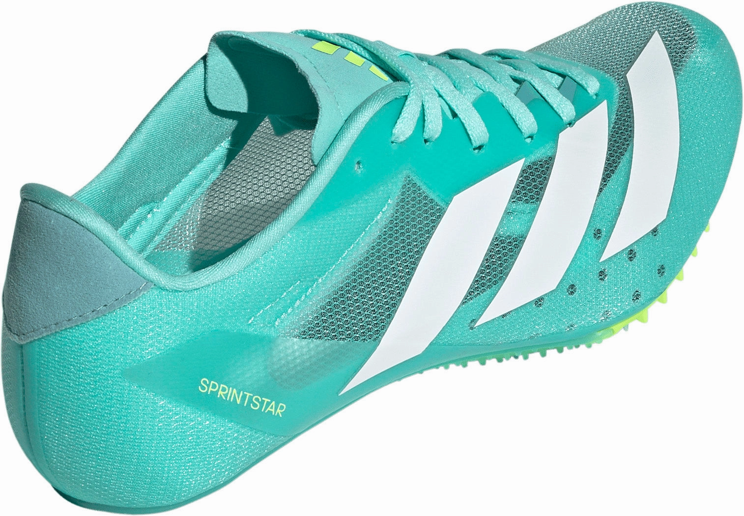 adidas Adizero Sprintstar Running Spikes - Green Match Mode Firm Sole