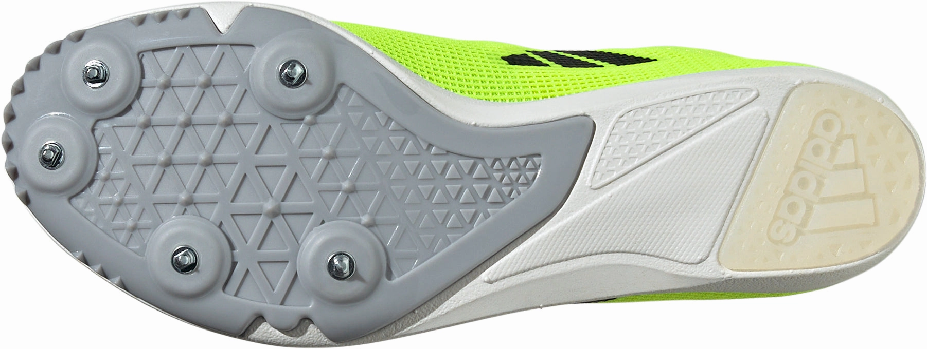 Strong Start Aerodynamic adidas Allroundstar Junior Running Spikes - Yellow