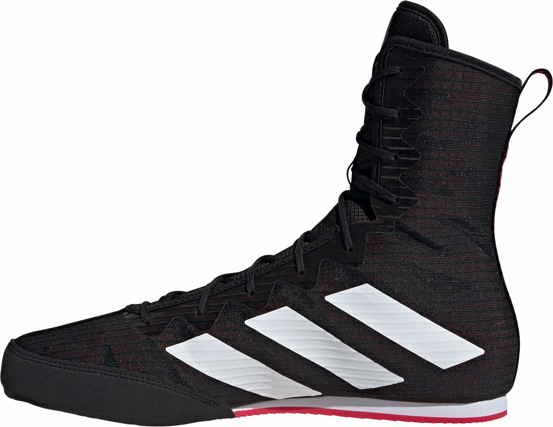 adidas Box Hog 4 Mens Boxing Shoes - Black Workout Session RubberSole