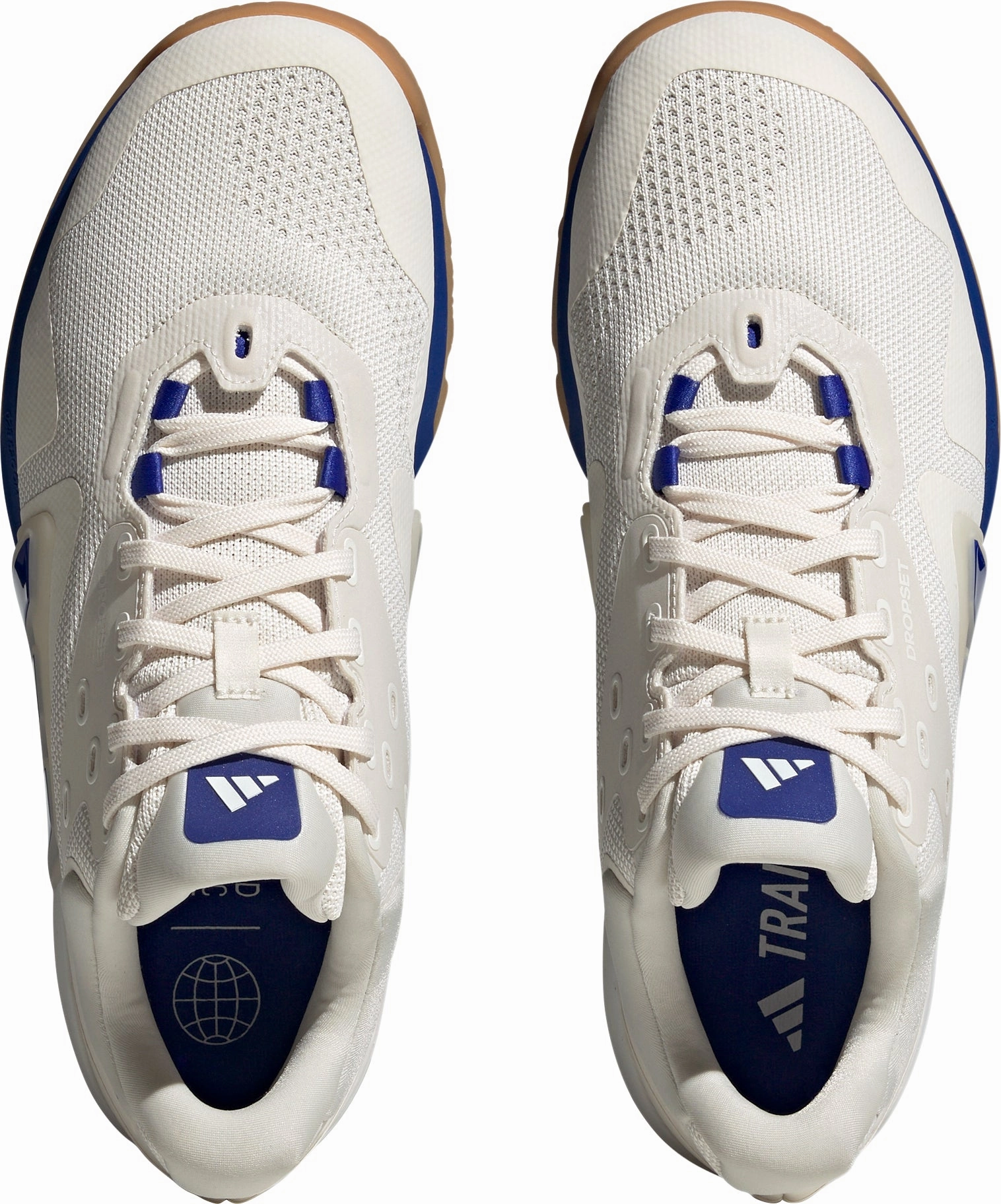 adidas Dropset Mens Training Shoes - White Anti - skid Elderly footwear