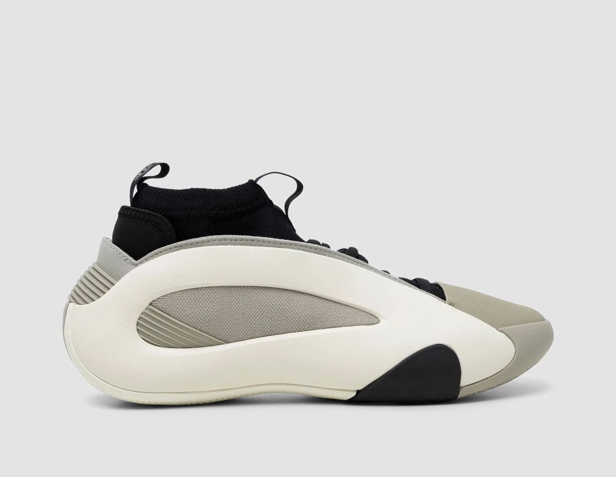 Springboard Midsole Geometry adidas Harden Volume 8 Feather Grey / Ivory - Black