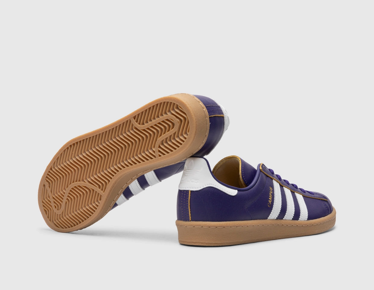 adidas Originals Campus 80s Collegiate Purple / White - Gum - size? exclusive Rollbar Stability System Daily Athlete