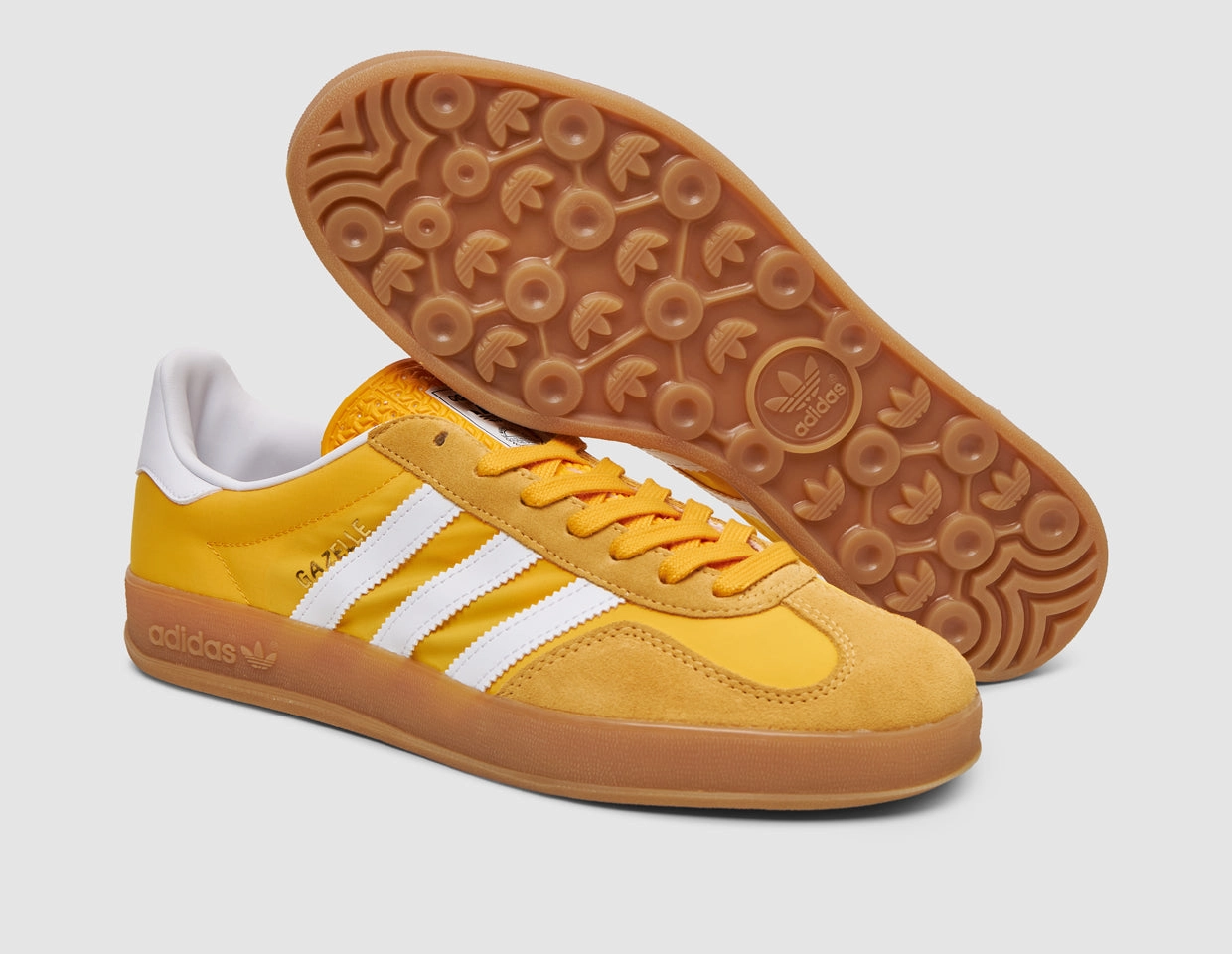 Secure Design Smooth Leather adidas Originals Gazelle Indoor Crew Yellow / Fwtr White - Almost Yellow