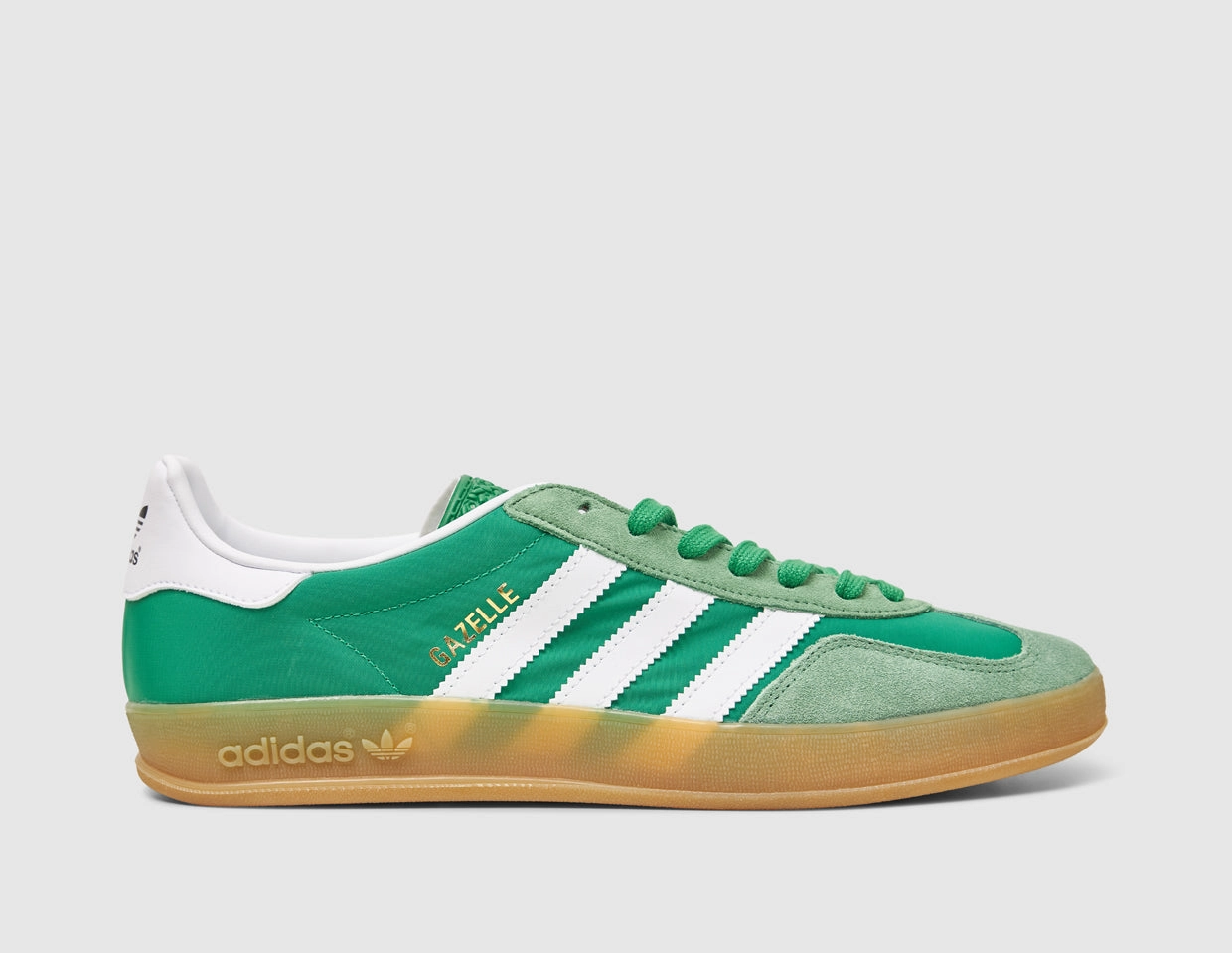 adidas Originals Gazelle Indoor Green / Fwtr White - Hazy Green Low Cushion