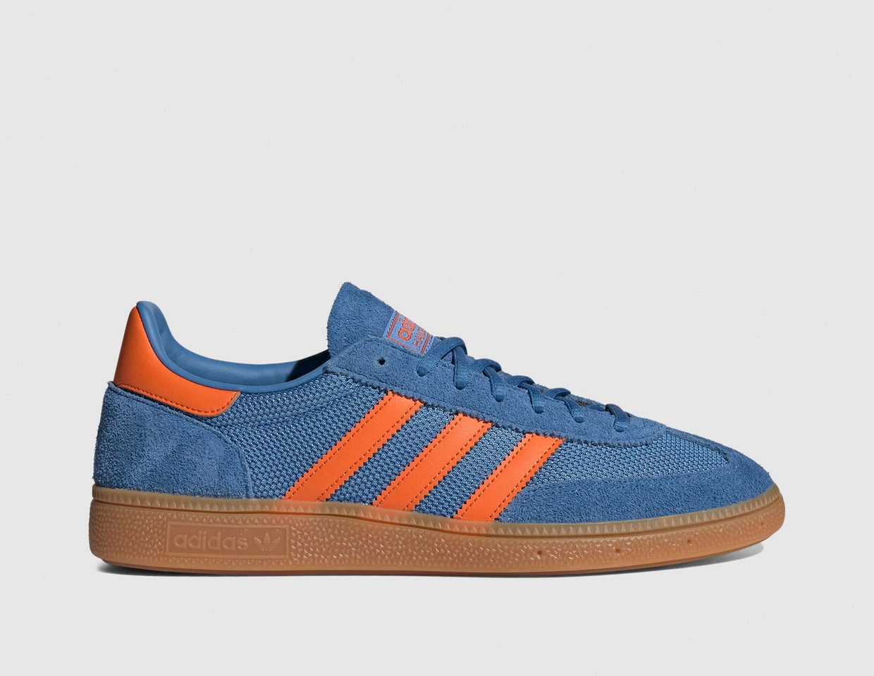 Comfortable Sides adidas Originals Handball Spezial Focus Blue / Orange - Gum