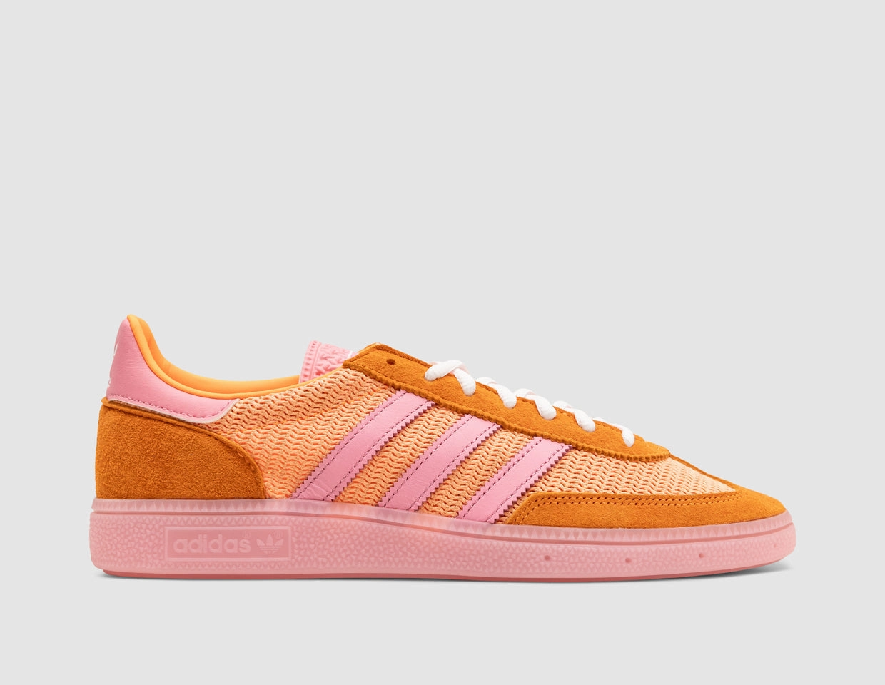 adidas Originals Handball Spezial Signal Orange / Bliss Pink - Ftwr White - size? exclusive Adaptive Lacing Technology Sports use