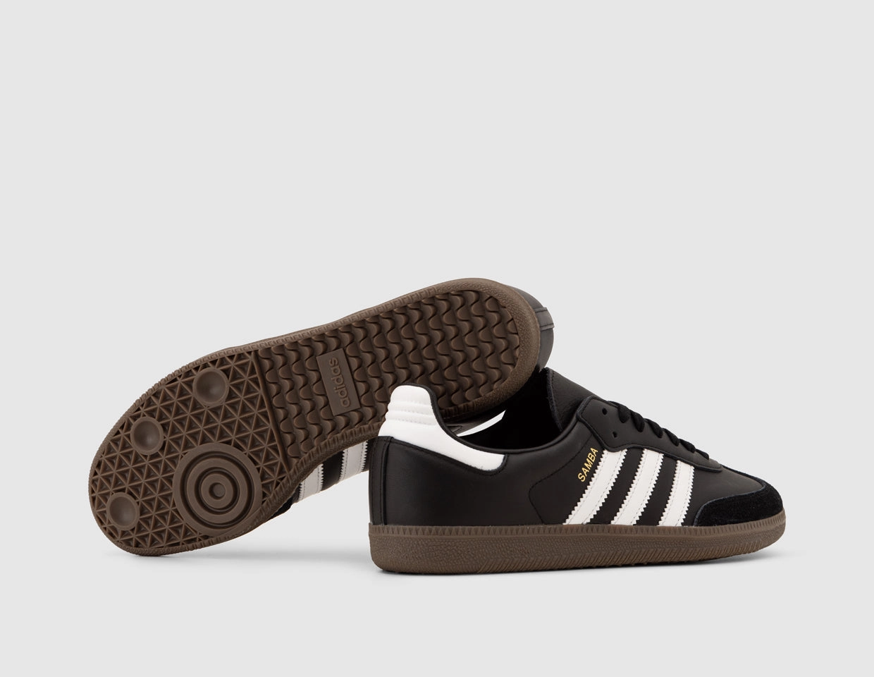 Multi-Use Shoes Temperature control adidas Originals Samba OG Core Black / Cloud White - Gum