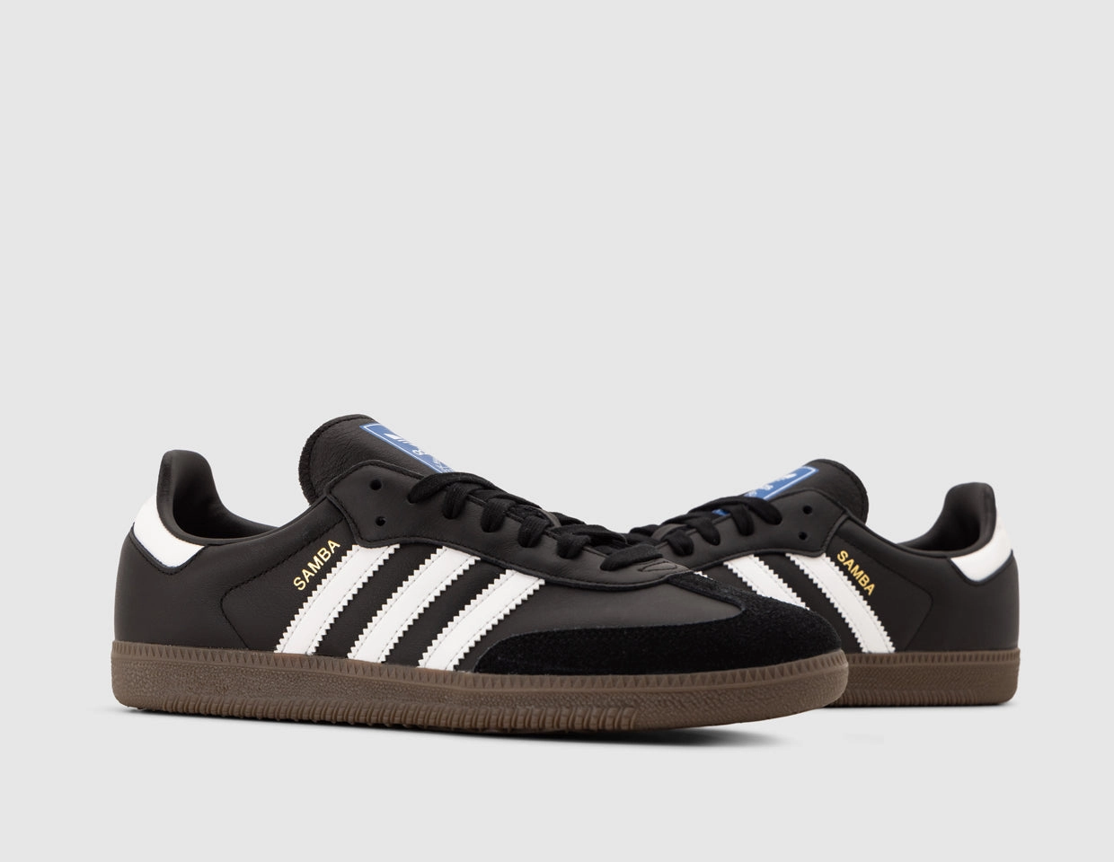 All-around durability Eco Friendly Sole adidas Originals Samba OG Core Black / Cloud White - Gum