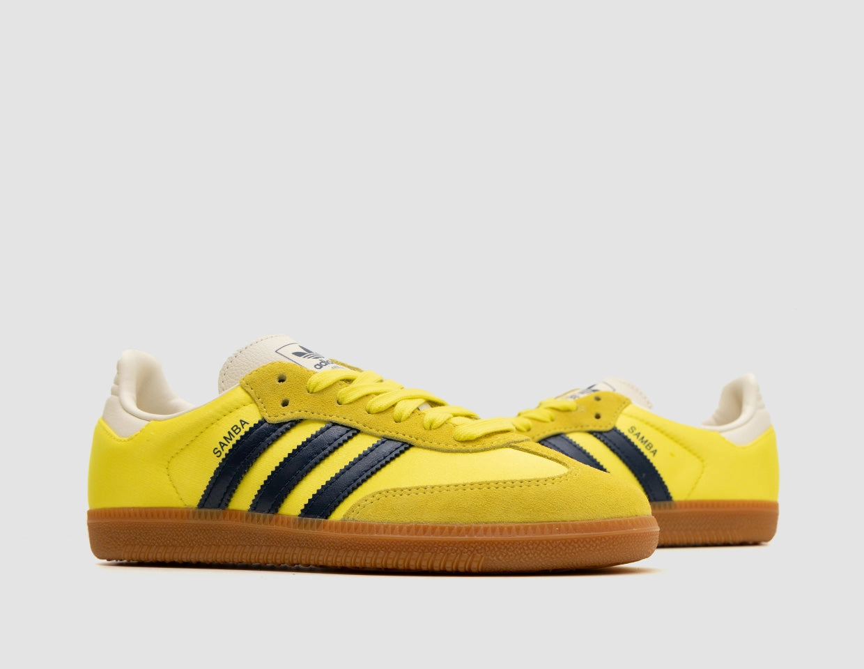 Cushion Lover adidas Originals Women's Samba OG Shock Yellow / Night Indigo - Cream White