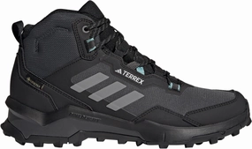Hardy Footwear Durable Step adidas Terrex AX4 MID GORE-TEX Womens Walking Shoes - Black