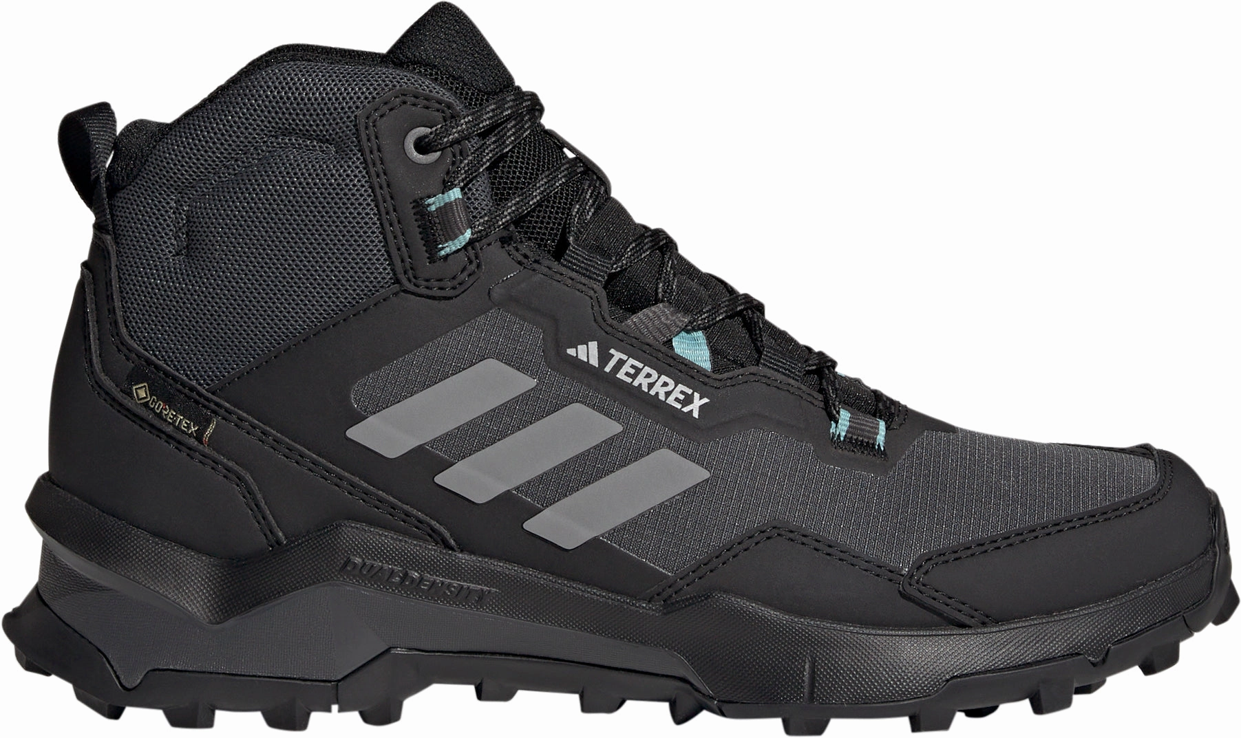 Hardy Footwear Durable Step adidas Terrex AX4 MID GORE-TEX Womens Walking Shoes - Black