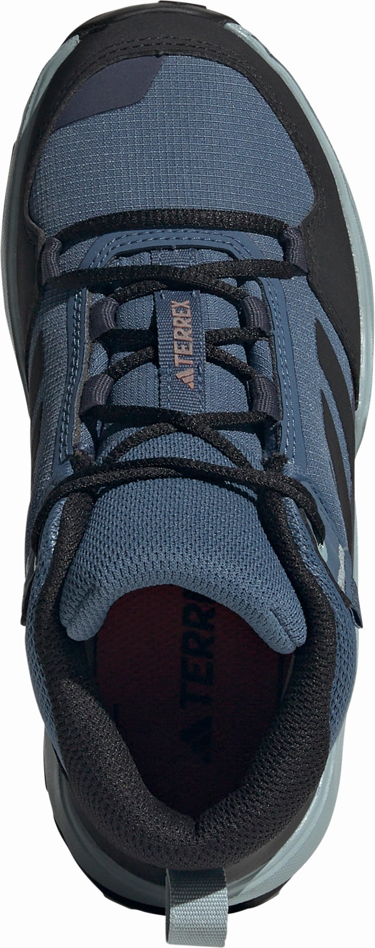 adidas Terrex AX4R Mid RAIN.RDY Junior Walking Boots - Blue Jogging Easy Break-In