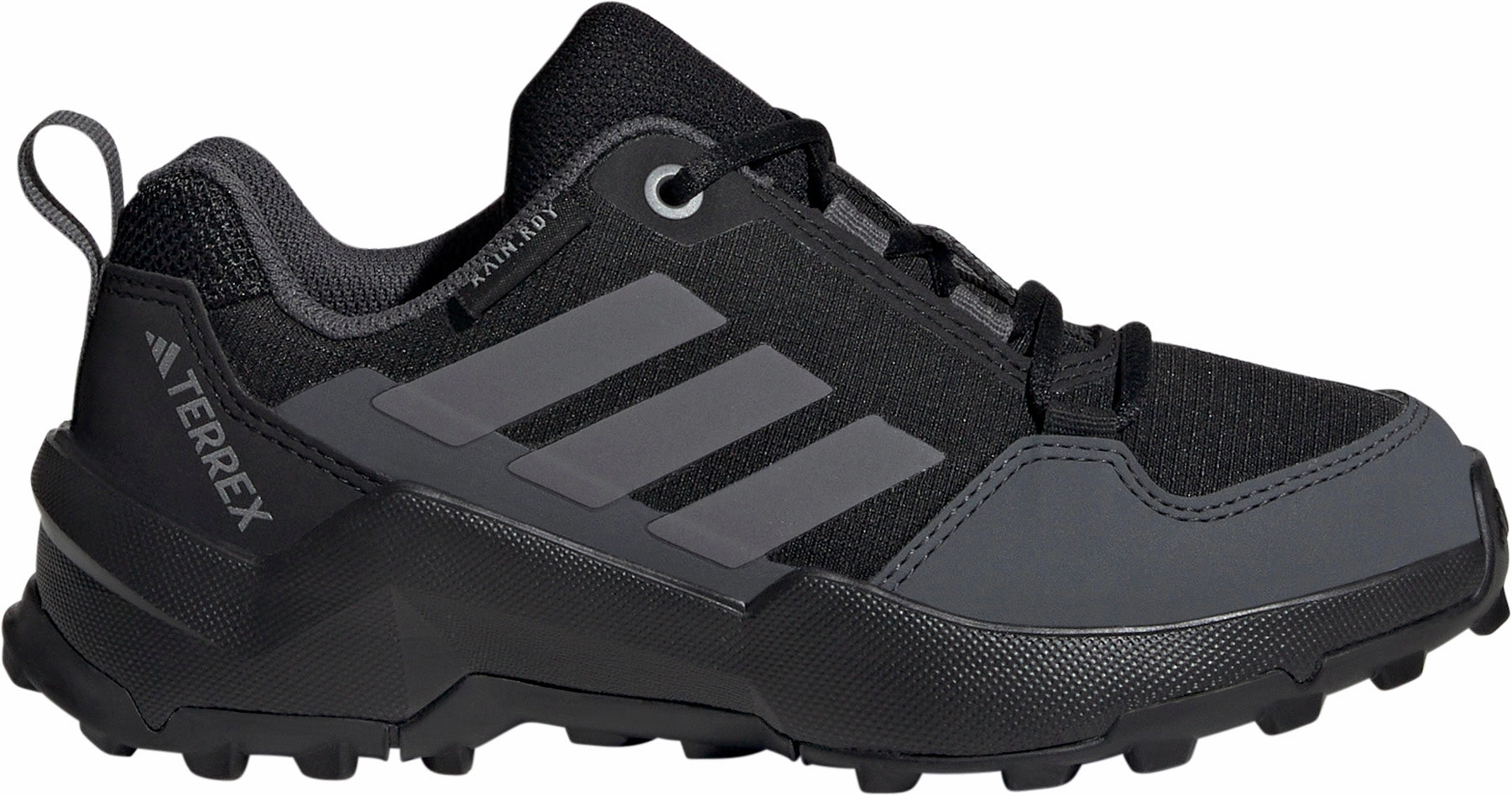 Supportive Hiking Fast Hike adidas Terrex AX4R RAIN.RDY Junior Walking Shoes - Black