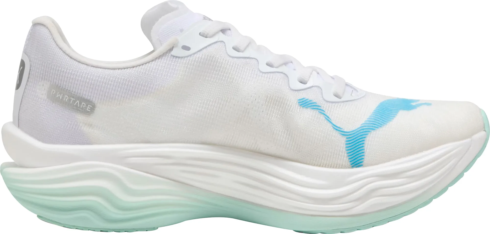 Breathable Tongue Construction Daily Comfort Puma Deviate Nitro Elite 3 Mens Running Shoes - White