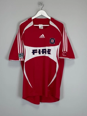 2006/07 CHICAGO FIRE HOME SHIRT (XL) ADIDAS Performance Flex Technical Build