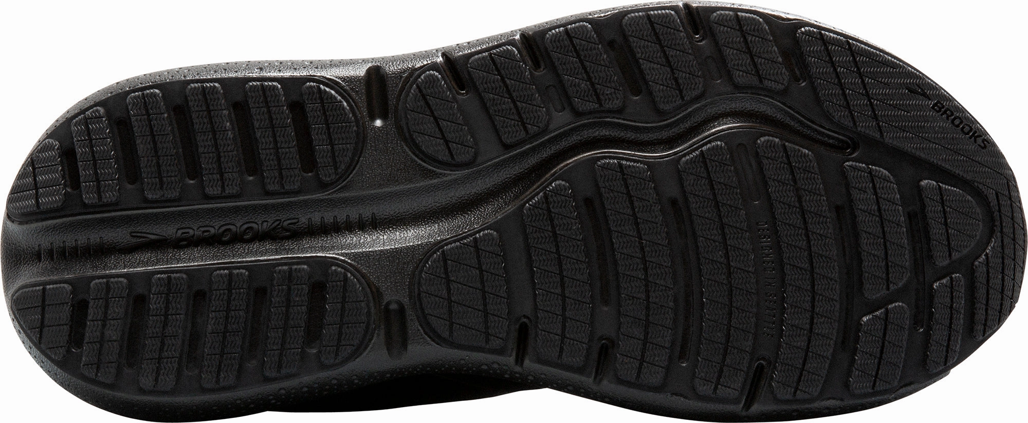 Active Use Flat Sole Brooks Ghost Max 2 WIDE FIT Womens Running Shoes - Black