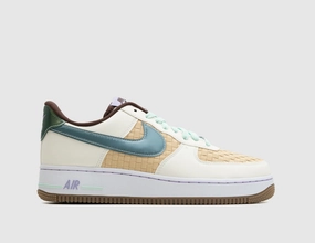 Nike Air Force 1 Retro QS Summit White / Glacier Blue Non Toxic Fabric Ortholite insole