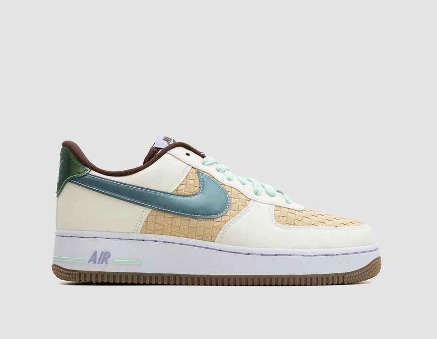 Nike Air Force 1 Retro QS Summit White / Glacier Blue Non Toxic Fabric Ortholite insole