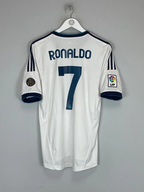 Machine Washable Durability Sport Clip Compatible 2012/13 REAL MADRID RONALDO #7 HOME SHIRT (M) ADIDAS