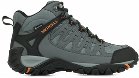 Shock Resistant Fit Outdoor versatility Merrell Accentor Sport Mid GORE-TEX Mens Walking Boots - Grey