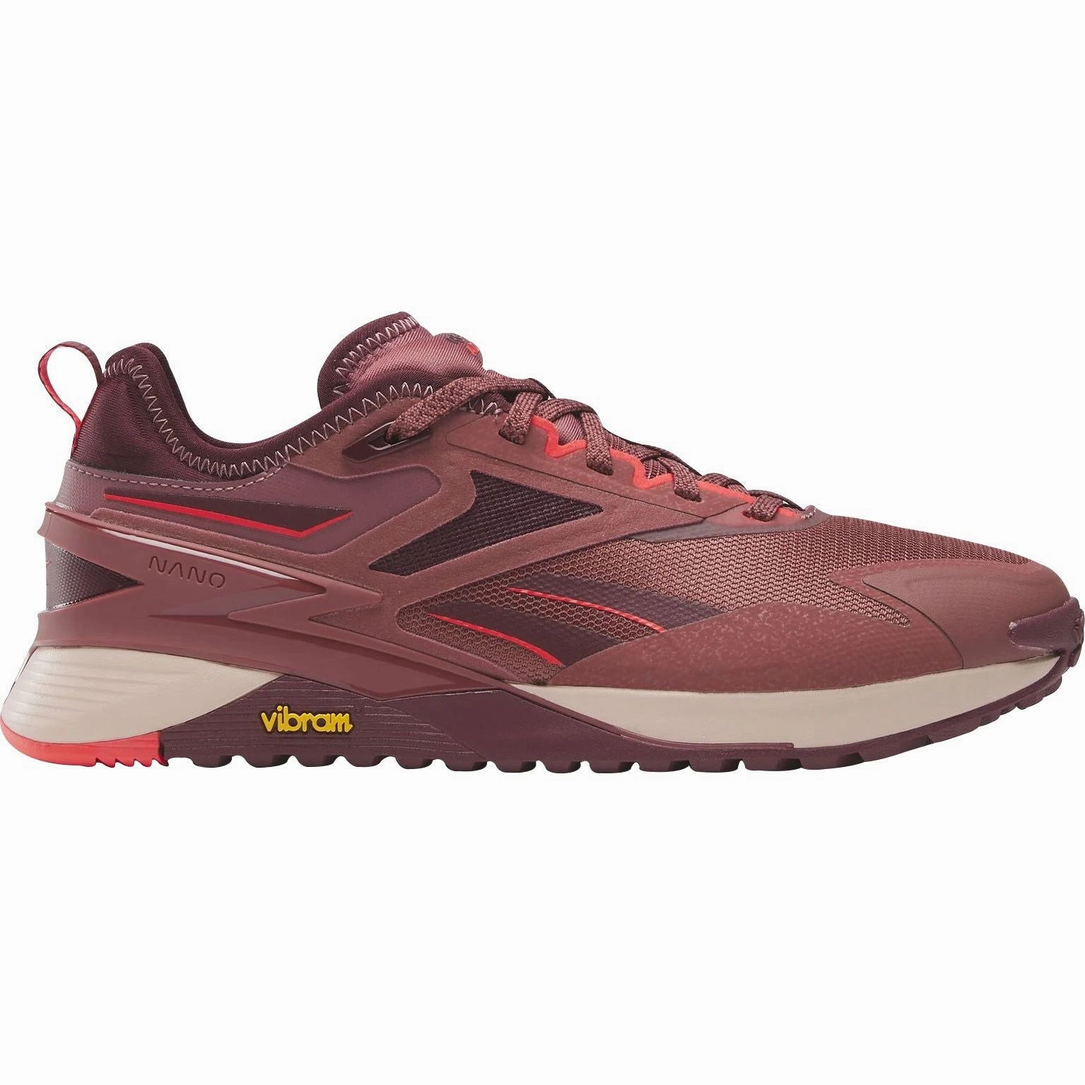 Reebok Nano X3 Adventure Womens Training Shoes - Red Running Capability Impact Cushion