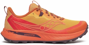 Saucony Peregrine 15 Mens Trail Running Shoes - Orange Anti Static Lining