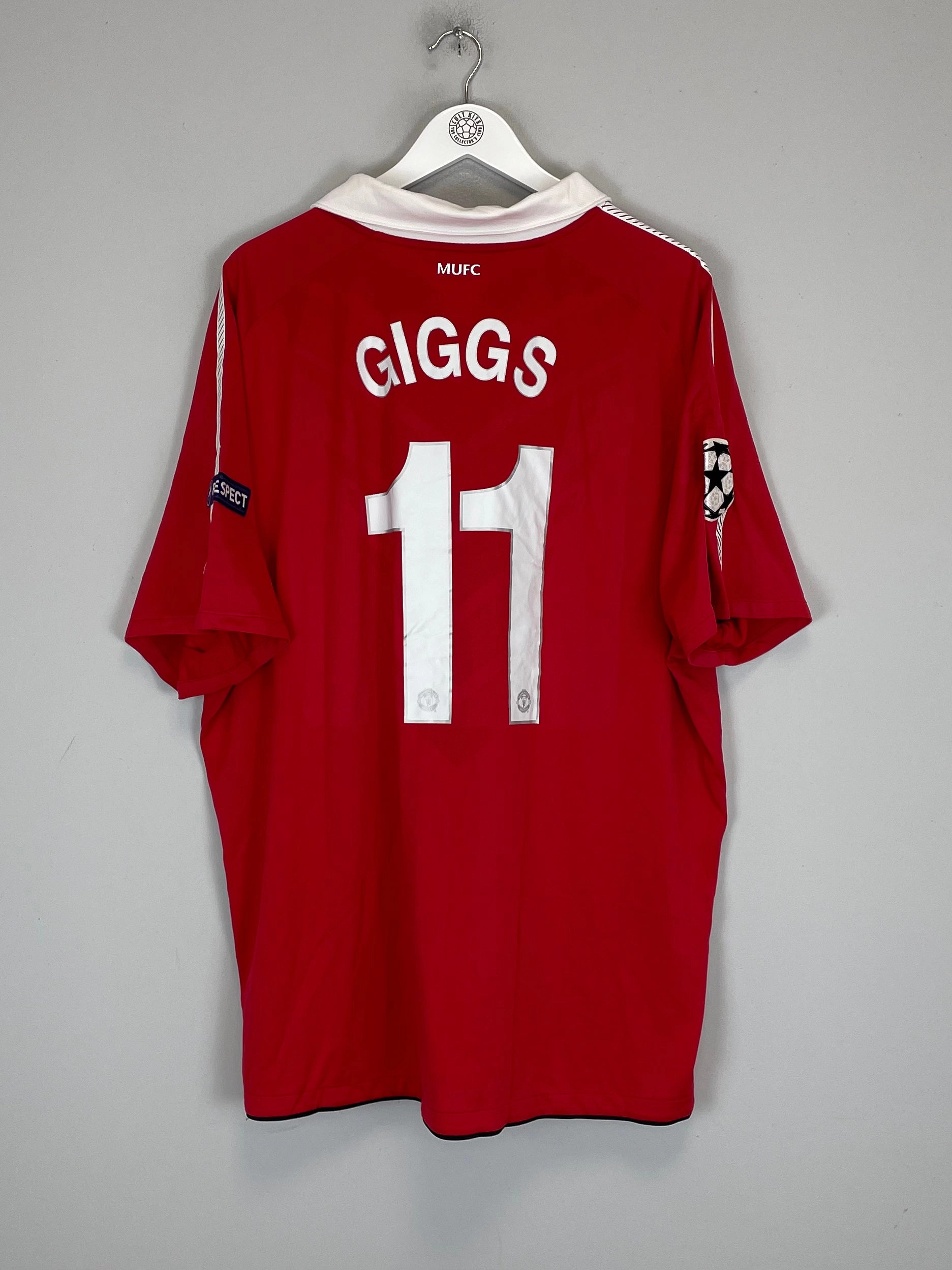 Lightweight Thermal Regulation 2010/11 MANCHESTER UNITED GIGGS #11 C/L HOME SHIRT (XXL) NIKE