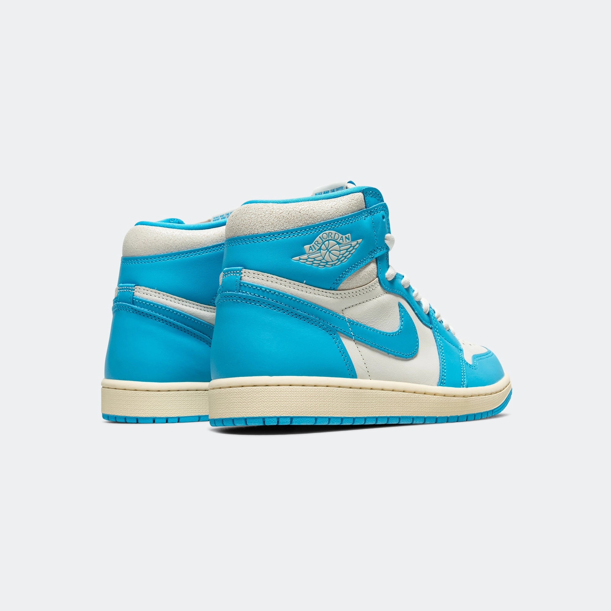 Handcrafted Detailing Neutral Stride Design Air Jordan 1 Retro High OG - Dark Powder Blue/Sail