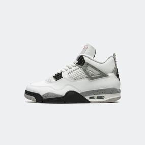 Long Use Flattering wear Air Jordan 4 Retro - Summit White/Fire Red-Tech Grey-Black