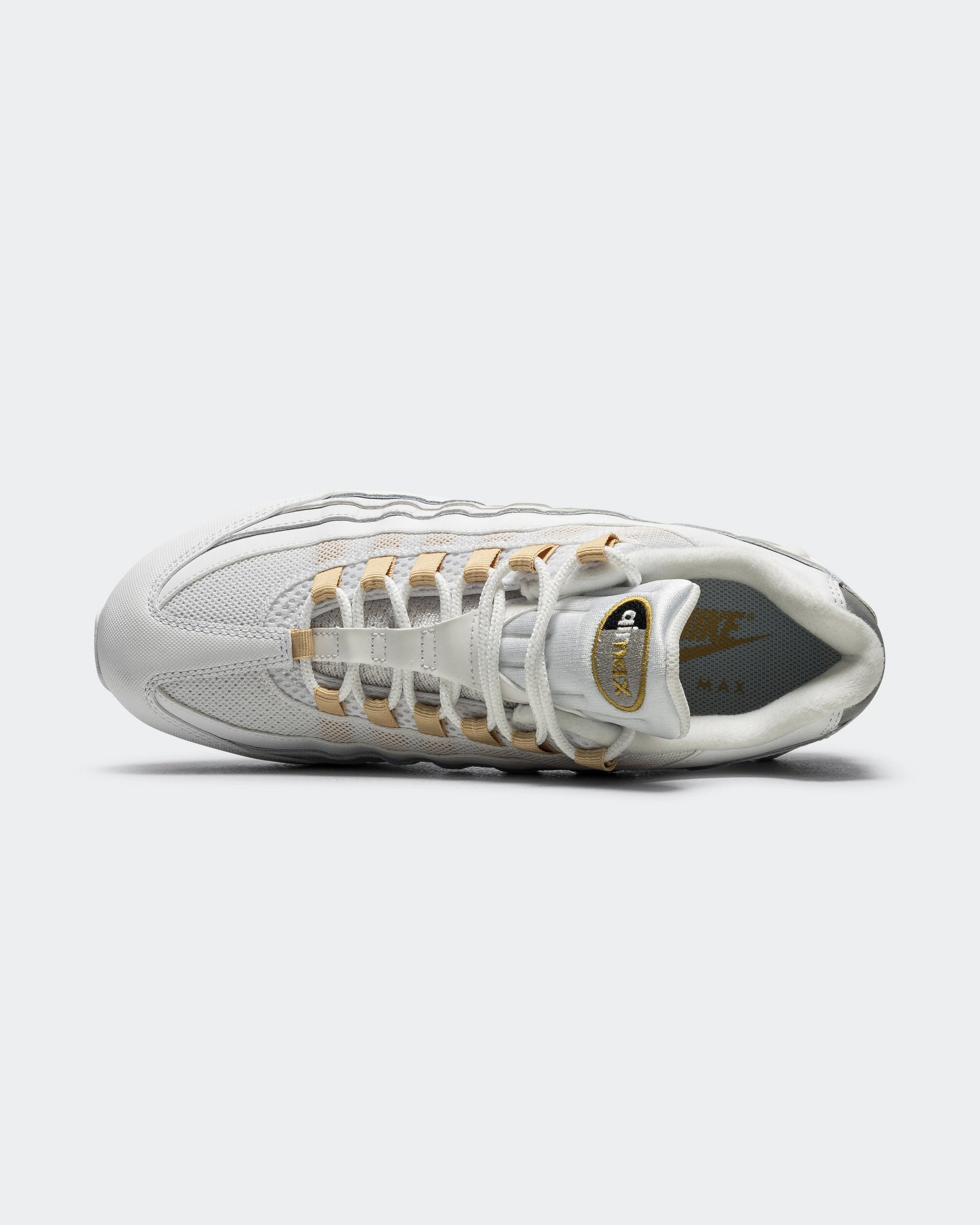 Comfort Runner Air Max 95 Big Bubble - White/Metallic Gold-Black-Pearl Grey