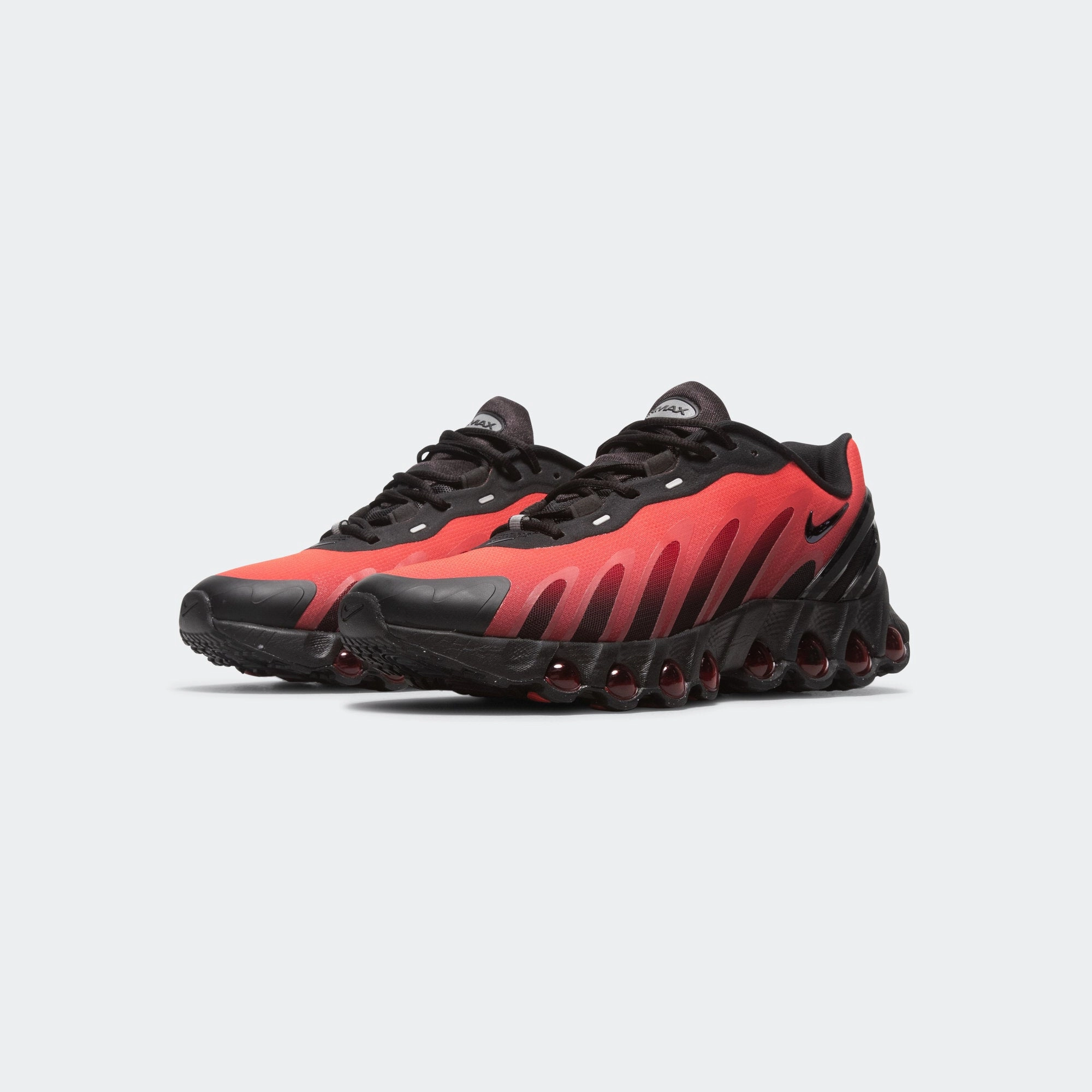 Air Max DN8 - Black/Gym Red-Bright Crimson Reinforced sidewalls Comfort Fit System
