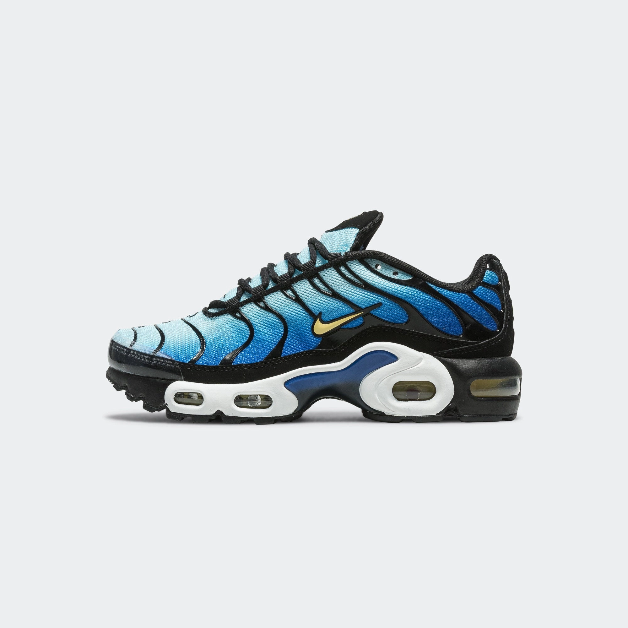 Responsive Walk Fit Easy Air Max Plus (GS) - Black/Chamois-Sky Blue-Hyper Blue