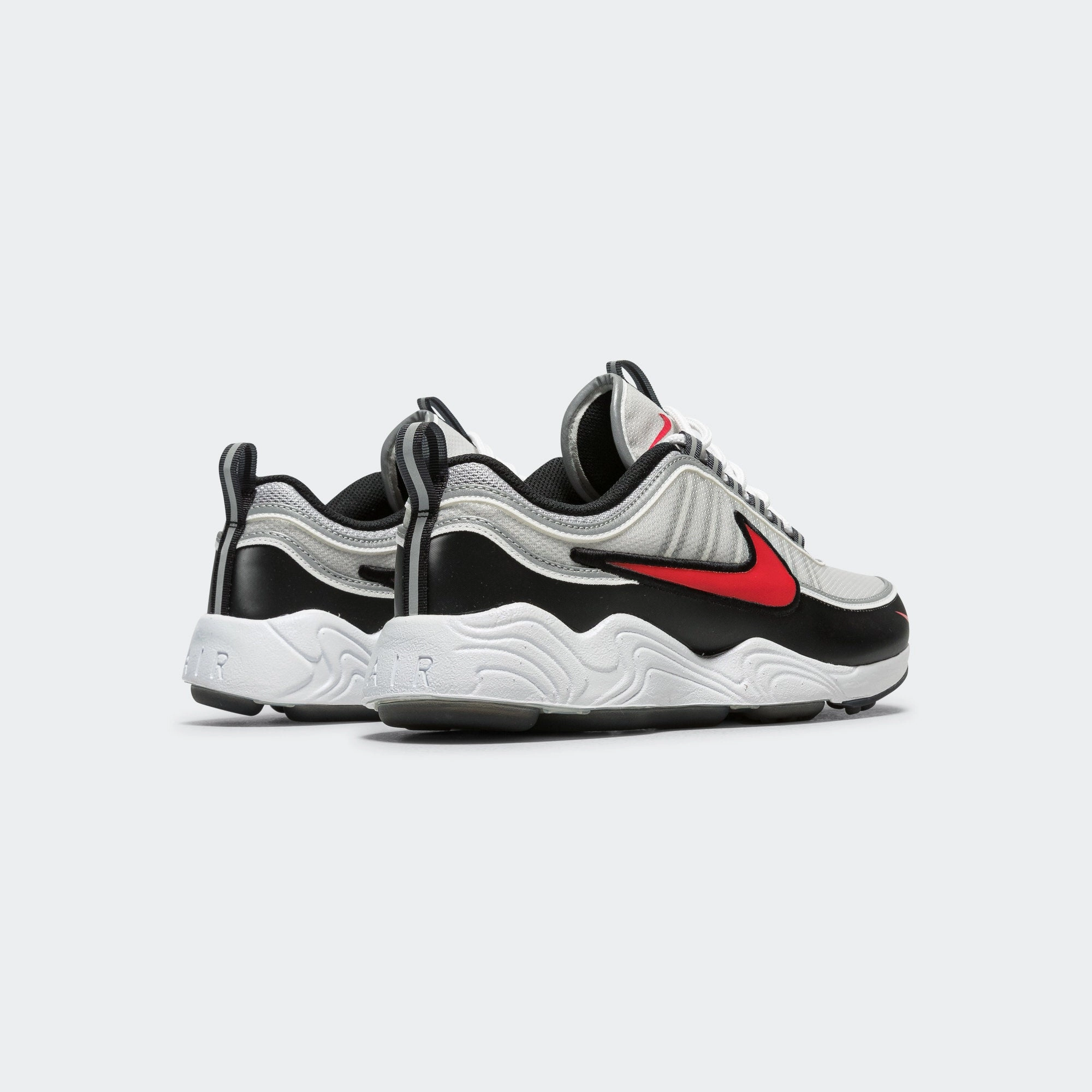 Ergonomic Footbed Air Zoom Spiridon - Metallic Silver/Sport Red-Black-White