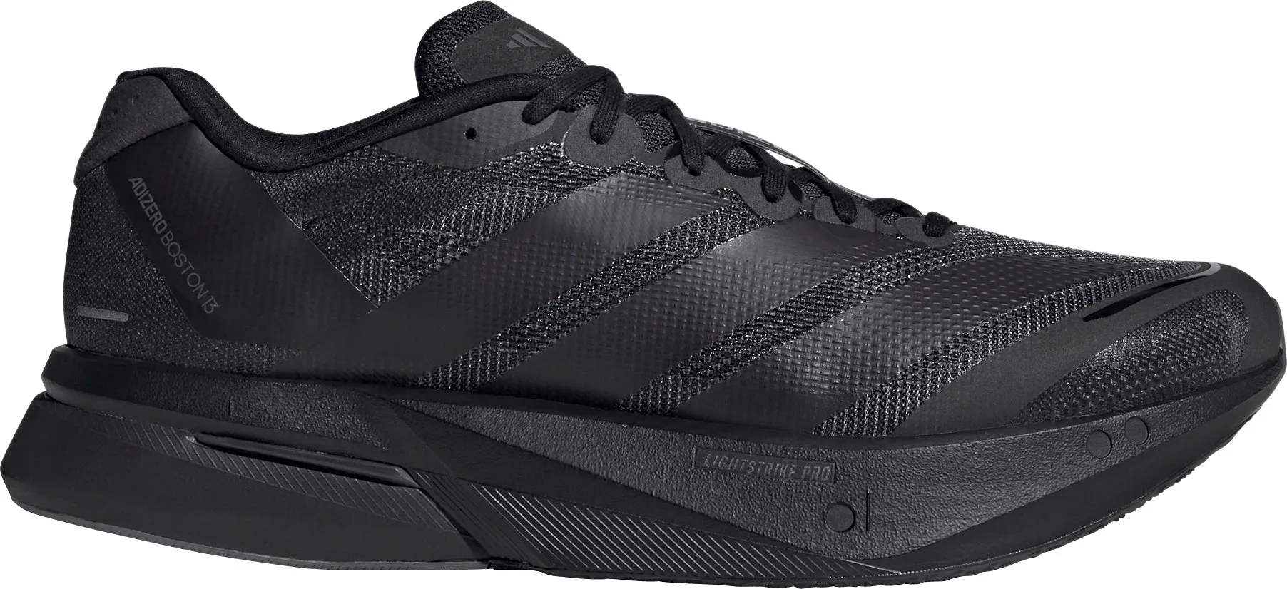adidas Adizero Boston 13 Mens Running Shoes - Black Grip Technology airflow