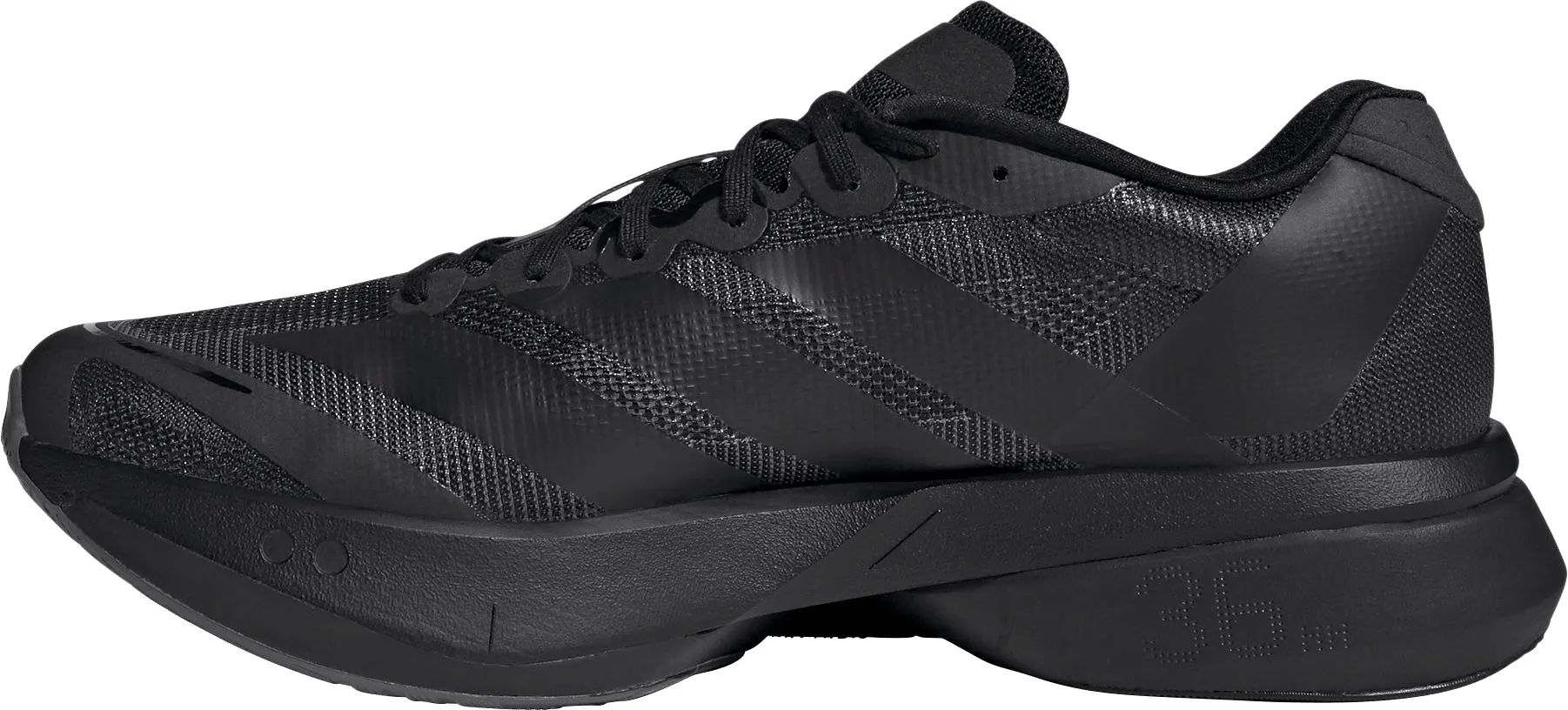 No Rub adidas Adizero Boston 13 Mens Running Shoes - Black