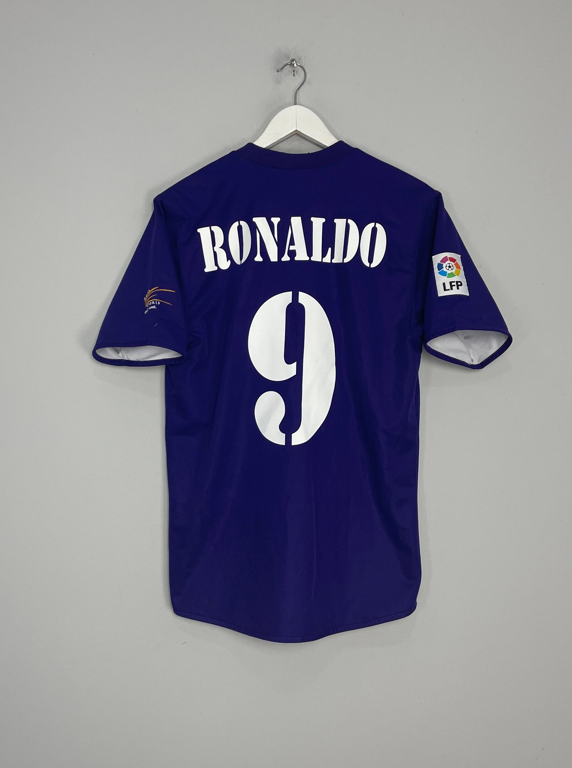 2002/03 REAL MADRID RONALDO #9 *CENTENARY* THIRD SHIRT (M) ADIDAS Reliable Fit