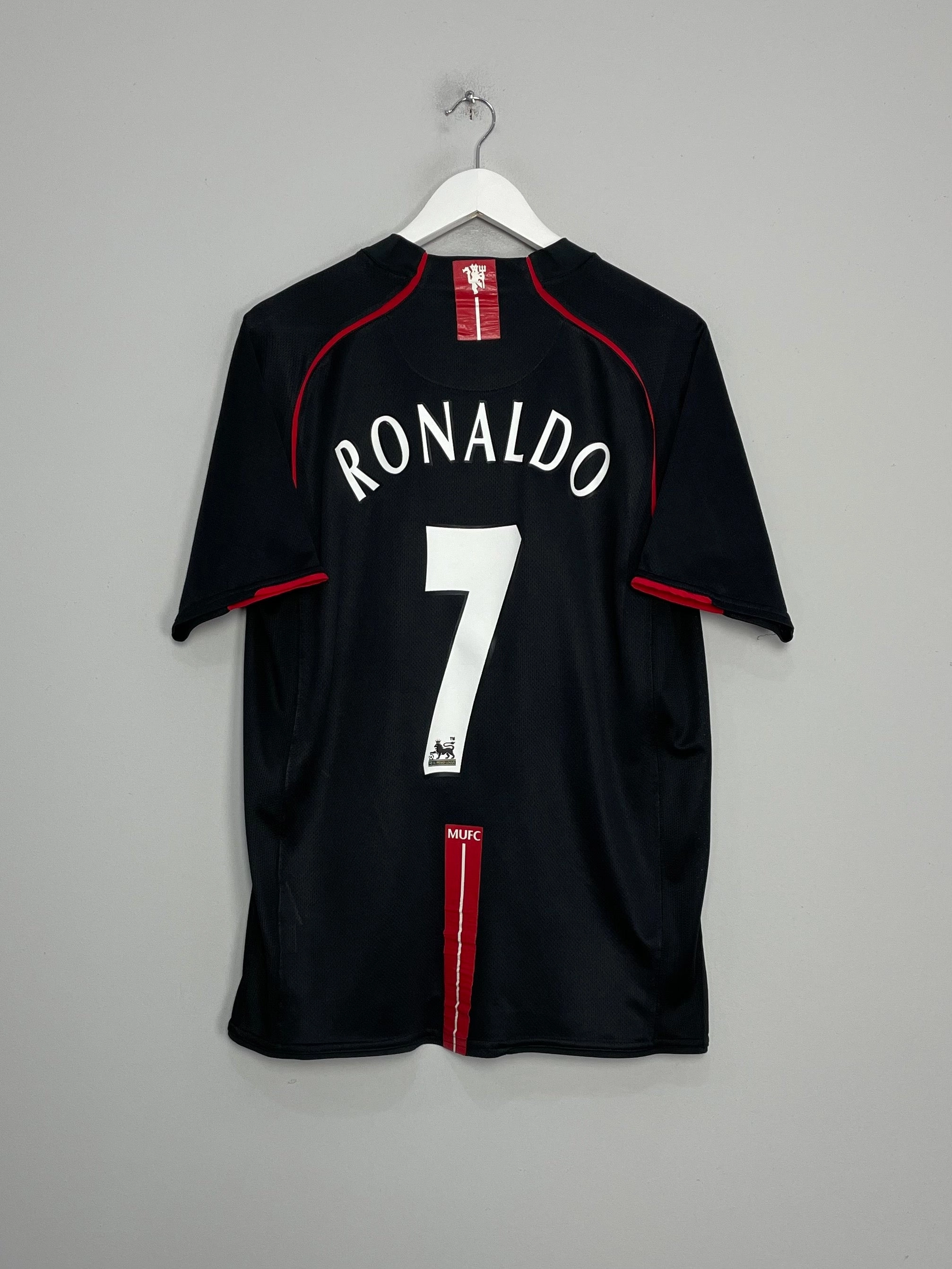 Modern Cut 2007/08 MANCHESTER UNITED RONALDO #7 AWAY SHIRT (L) NIKE