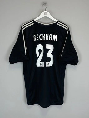 2004/05 REAL MADRID BECKHAM #23 AWAY SHIRT (XL) ADIDAS Studio Fit
