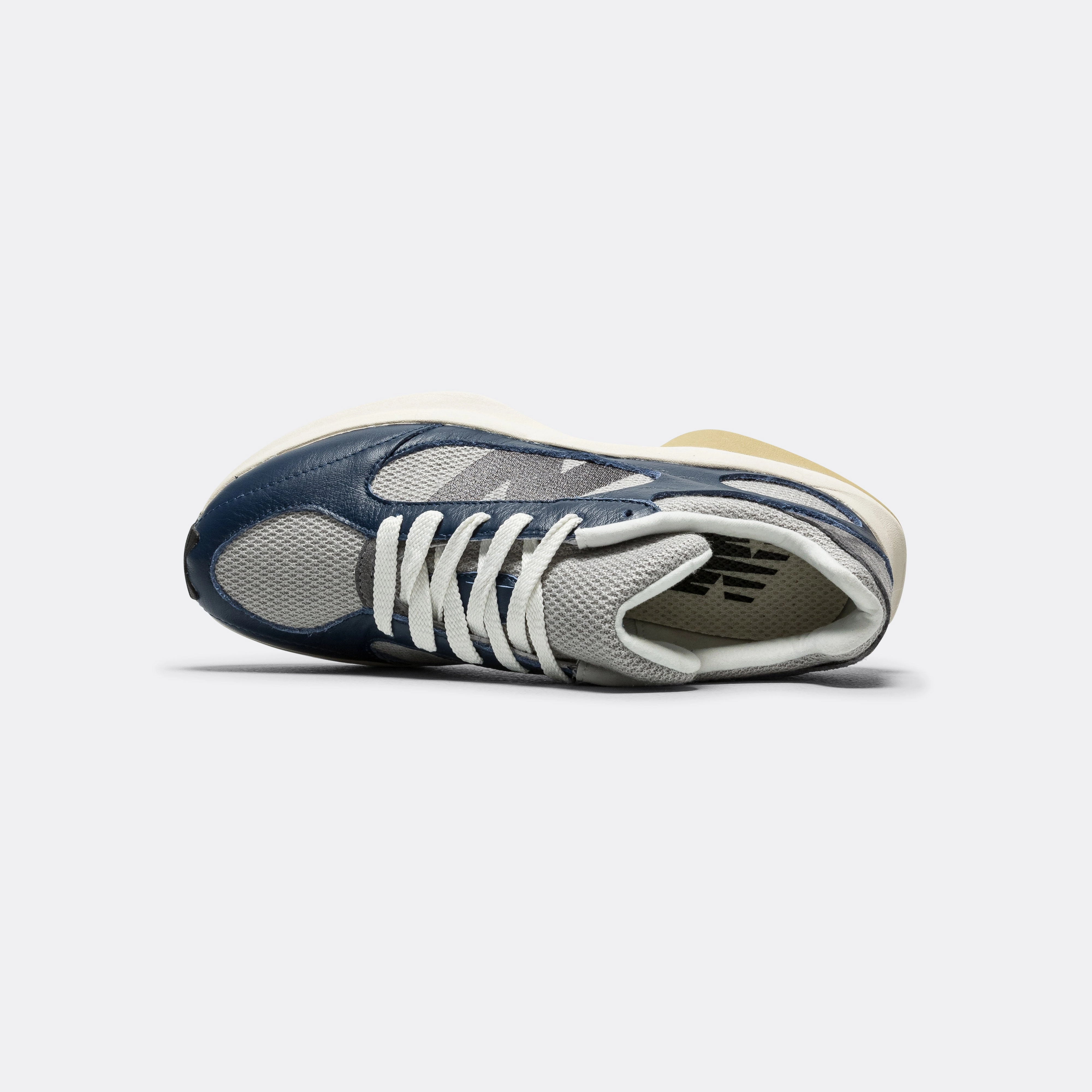 WRPD RUNNER 'Leather Pack' - Navy Reinforced Heel Cap Basic Appeal