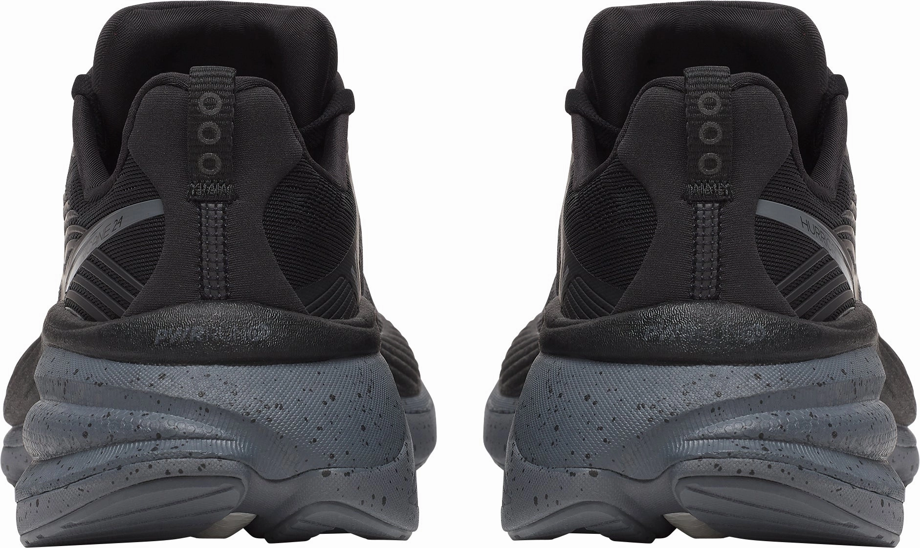 Saucony Hurricane 24 Womens Running Shoes - Black Antimicrobial Shock Diffusion Midsole