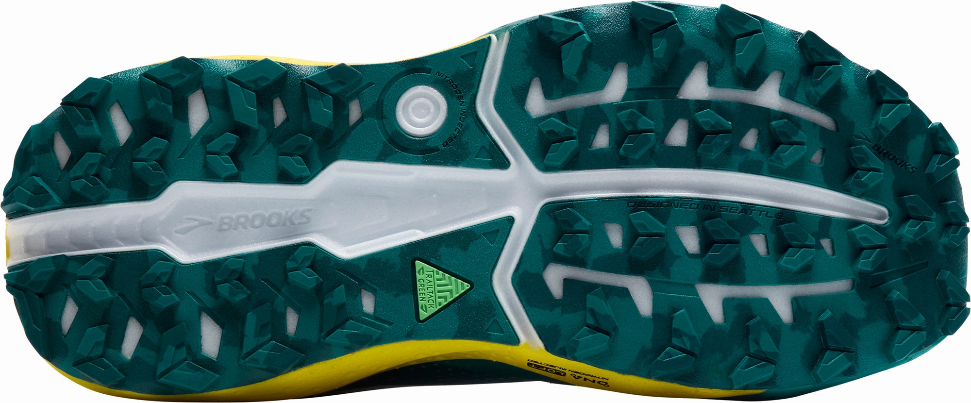 Fresh feeling Slip Zone Brooks Caldera 8 Mens Trail Running Shoes - White