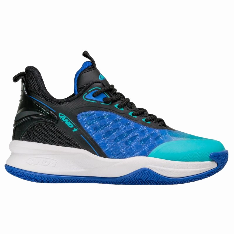 AND1 Cross Court Kids Basketball Shoes Responsive Durable Material