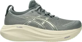 Asics Gel Nimbus 27 Womens Running Shoes - Grey Sneaker Display