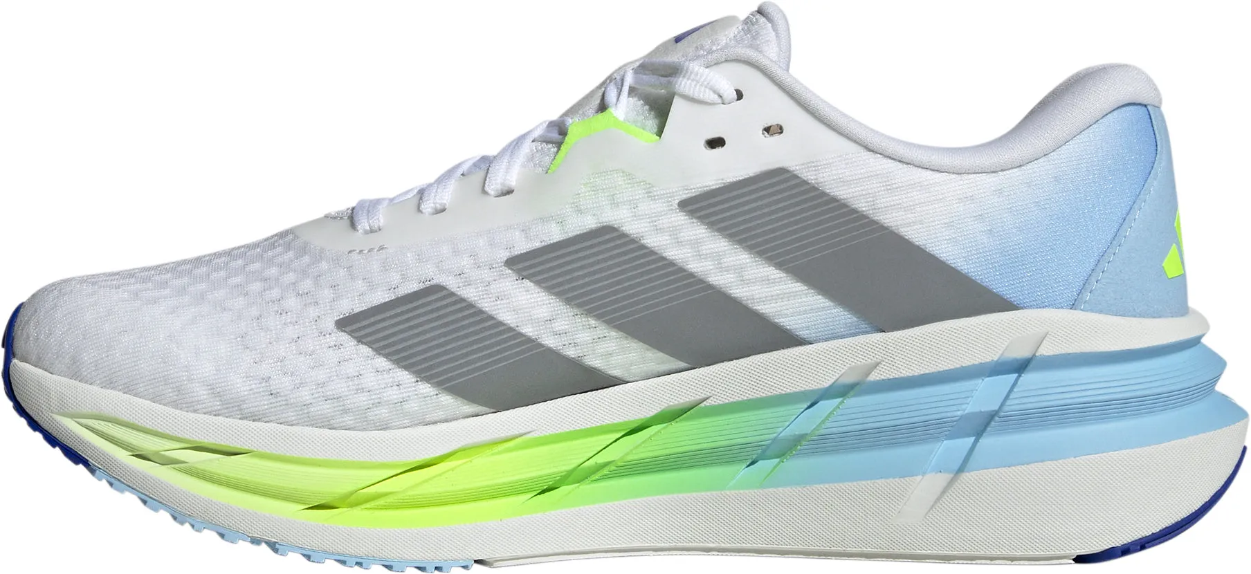 adidas Adistar 3.0 Mens Running Shoes - White Daily Athlete