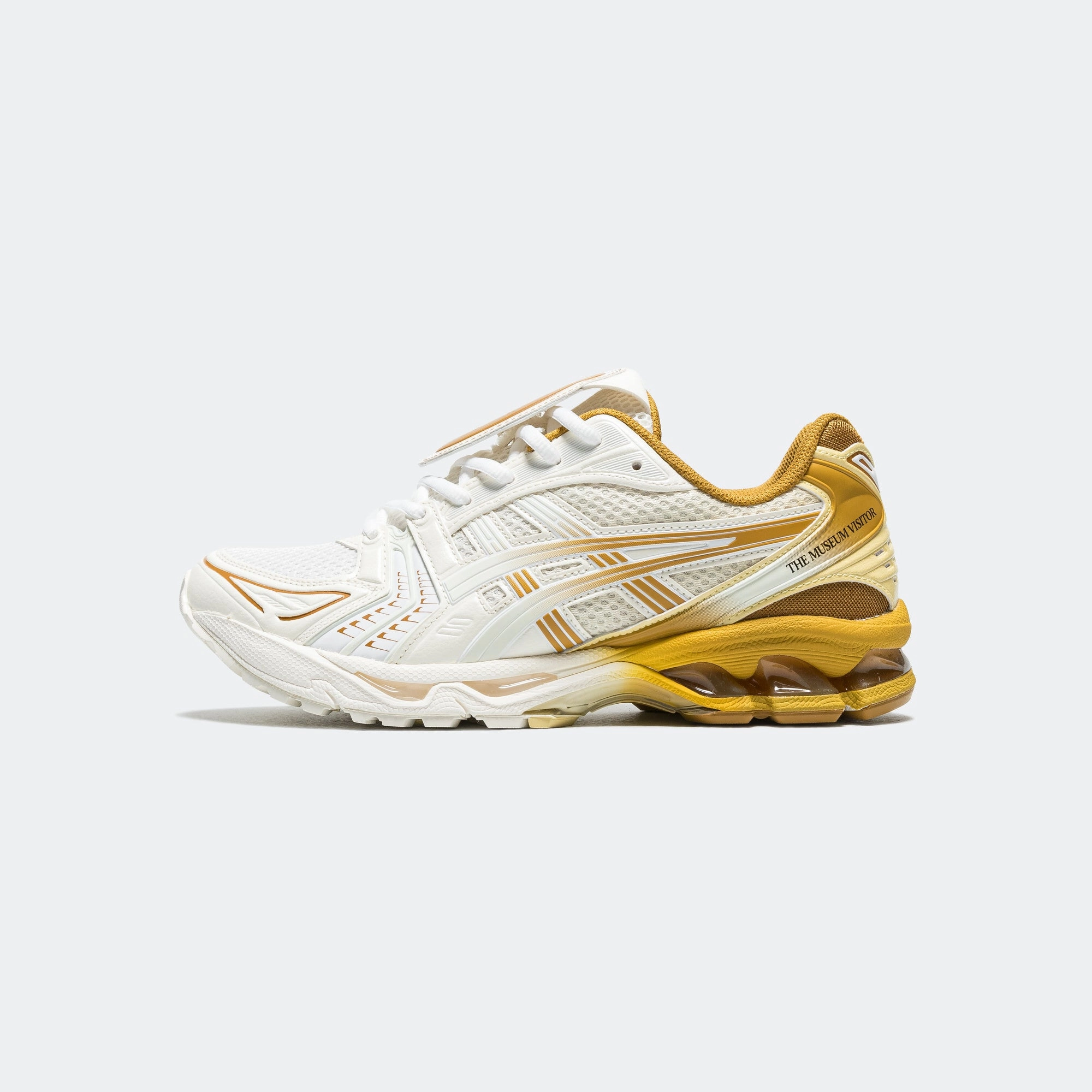 Soft Sole Minimalist Style GEL-Kayano 14 x THE MUSEUM VISITOR - Cream/Mineral Brown