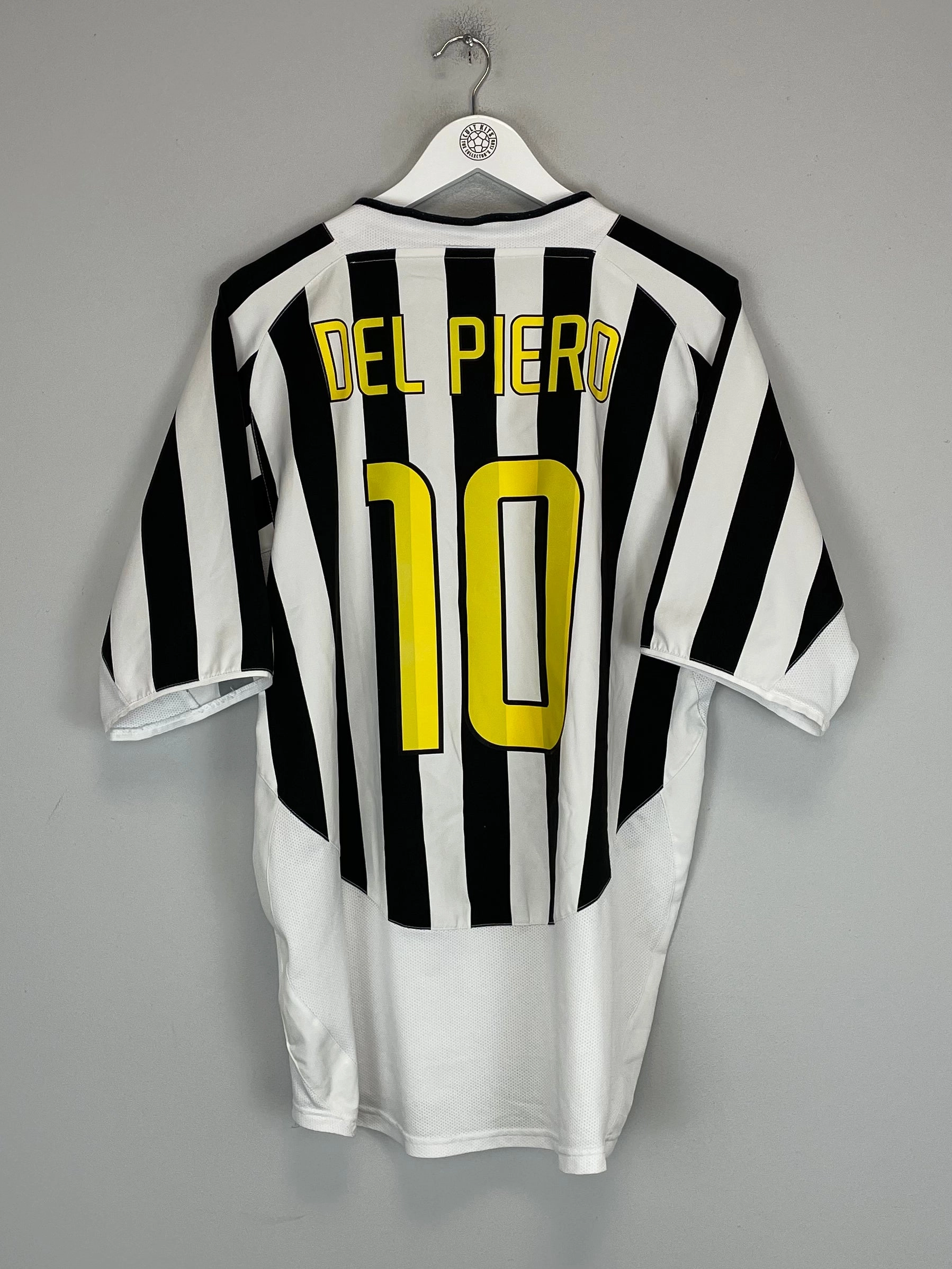 Comfort Focused 2003/04 JUVENTUS DEL PIERO #10 HOME SHIRT (M) NIKE