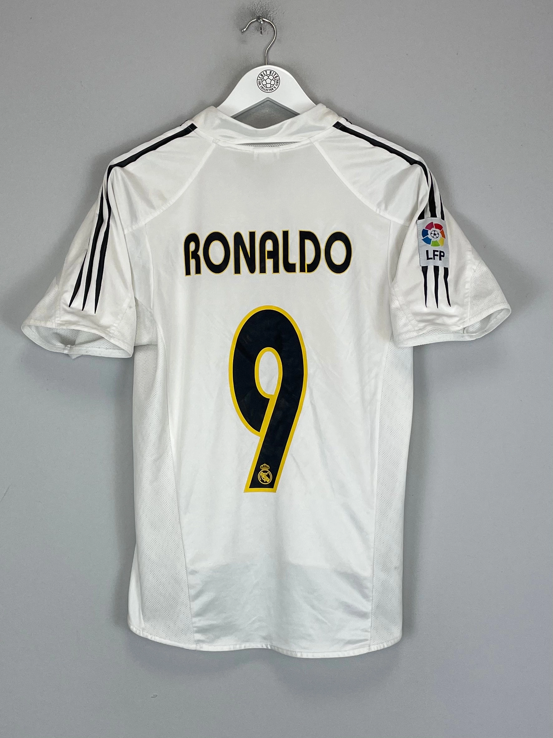 2003/04 REAL MADRID RONALDO #9 HOME SHIRT (S) ADIDAS Thermal Regulation Layer