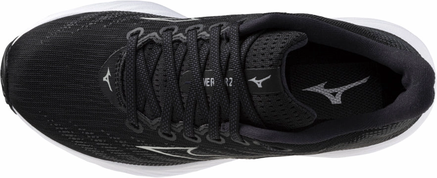 Mizuno Wave Rider 28 WIDE FIT (D) Womens Running Shoes - Black Everyday Activity