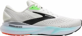 Brooks Adrenaline GTS 24 Mens Running Shoes - White Walk Smooth Lean Build