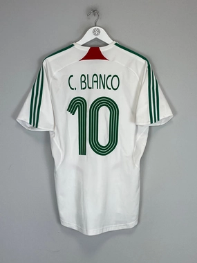 2007/08 MEXICO BLANCO #10 AWAY SHIRT (M) ADIDAS Training Clothes